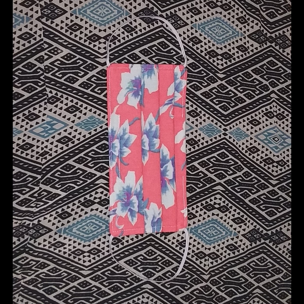 Acacia Vintage Aloha custom cloth face mask fabric